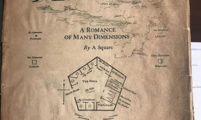 A romance of many dimensions, an old document from the special collections