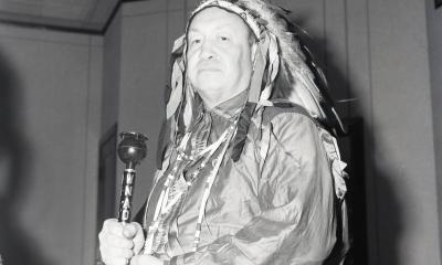 Don Whistler, chief of the Sac and Fox tribe
